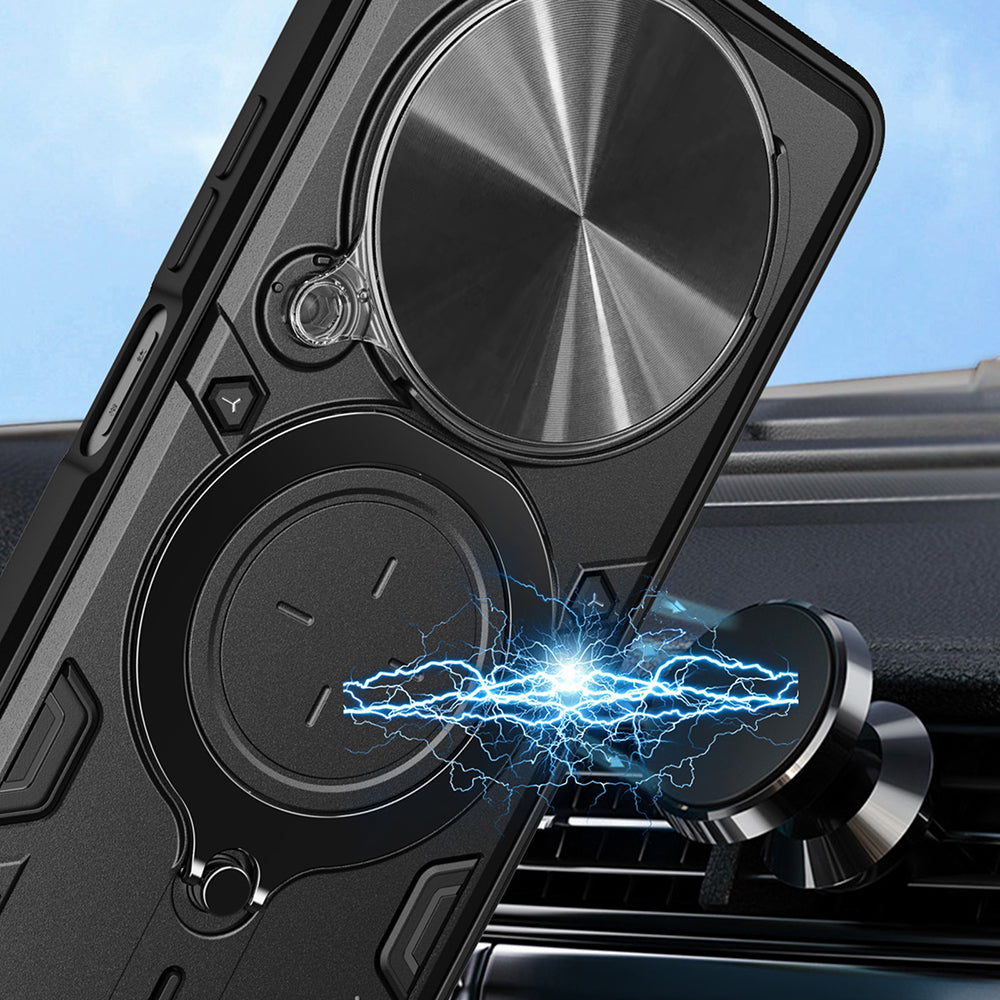 Case for Honor Magic8 Lite, Techsuit, CamGuard Pro, Rose Gold