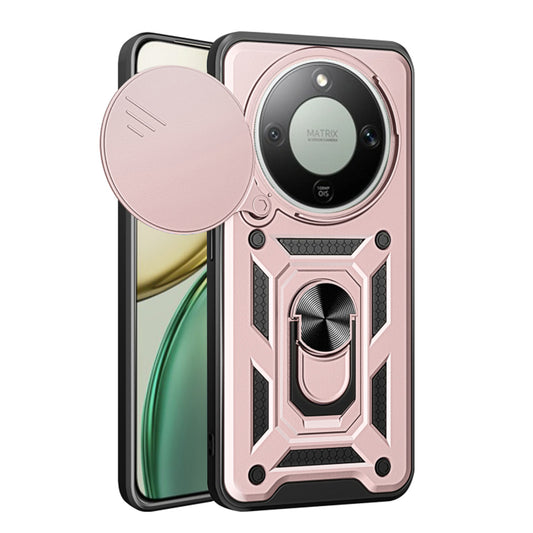 Case for Honor Magic8 Lite, Techsuit, CamShield, Rose Gold
