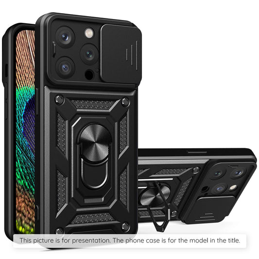 Case for Honor X5c Plus, Techsuit, CamShield, Black