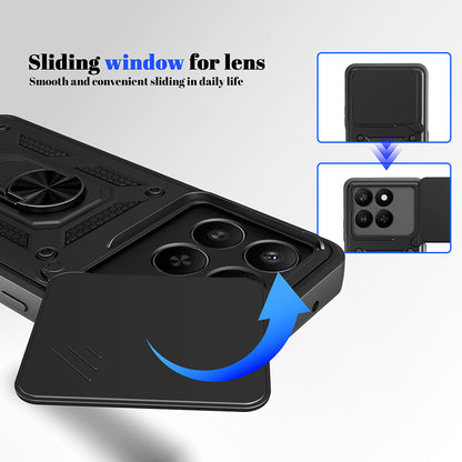 Case for Honor X5c Plus, Techsuit, CamShield, Green