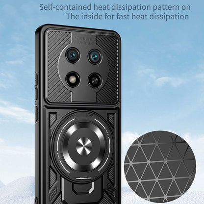 Case for Honor X9c / Magic7 Lite, Techsuit, RuggedCam, Black
