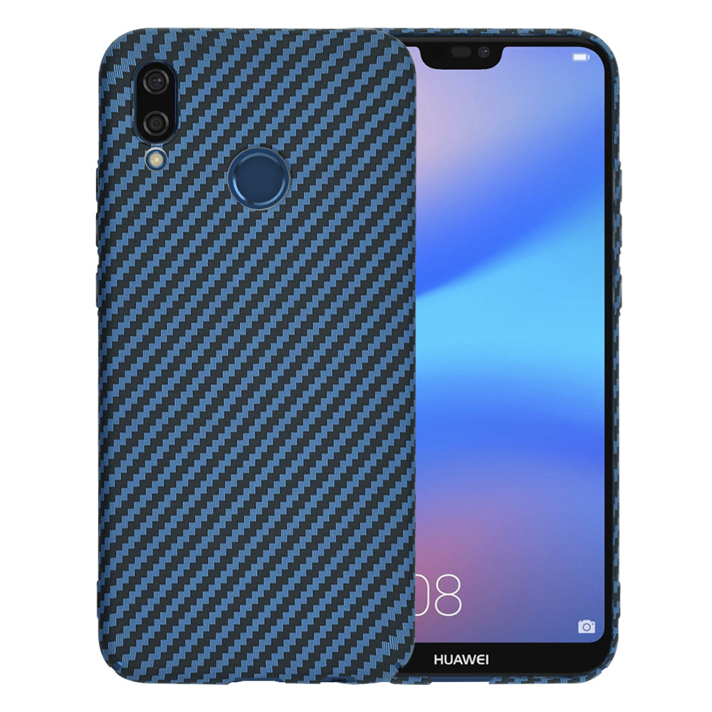 Case for Huawei P20 Lite, Techsuit, Carbonite FiberShell, Turquoise