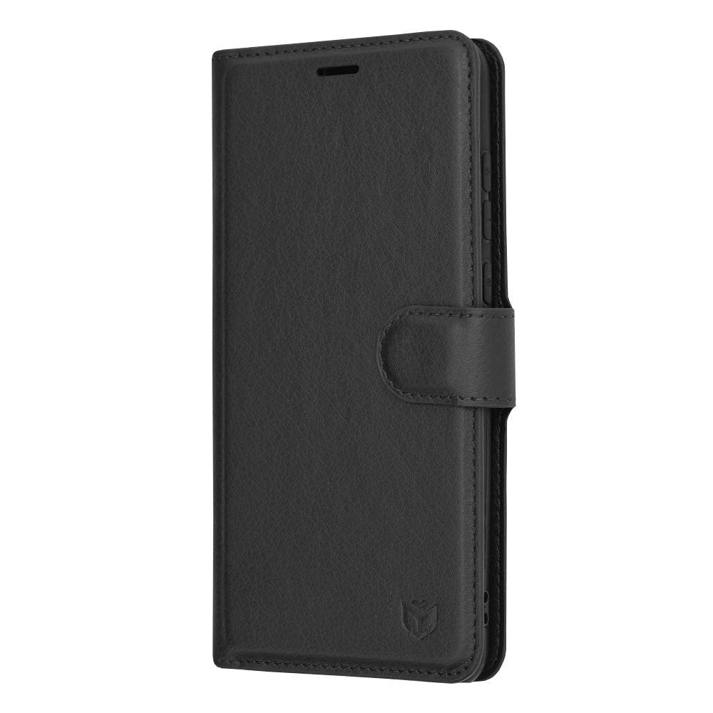 Case for Huawei P20 Pro, Techsuit, Leather Folio, Black