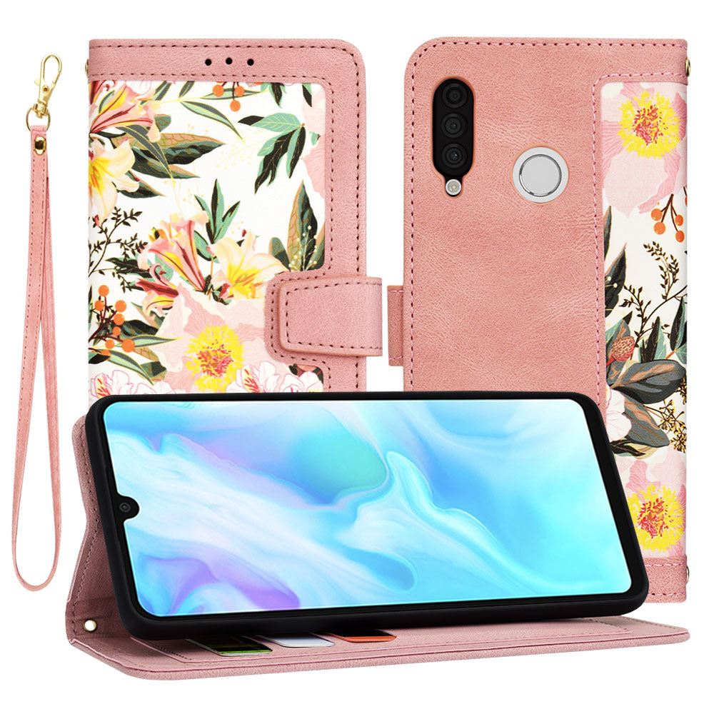 Case for Huawei P30 lite New Edition / P30 lite, Techsuit, FlipCraft, Pink