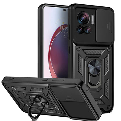 Case for Motorola Edge 30 Ultra, Techsuit, CamShield, Black