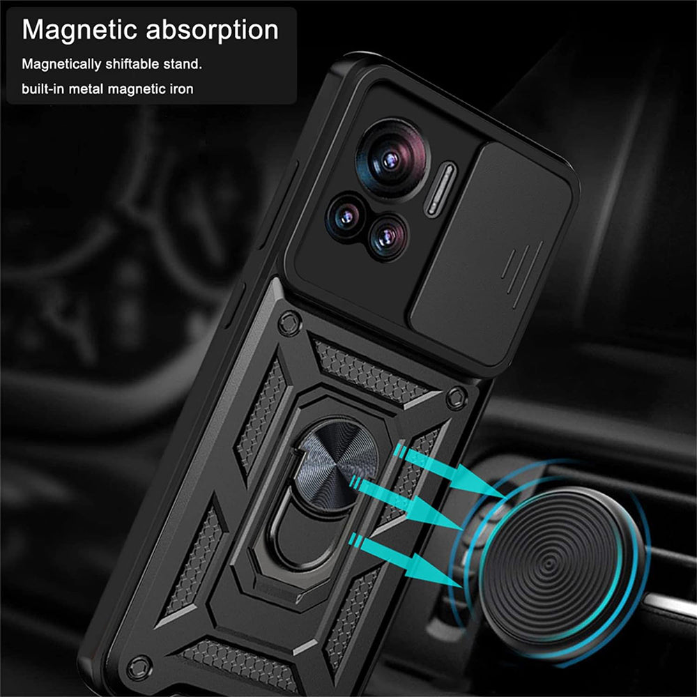 Case for Motorola Edge 30 Ultra, Techsuit, CamShield, Black
