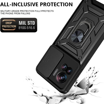 Case for Motorola Edge 30 Ultra, Techsuit, CamShield, Black