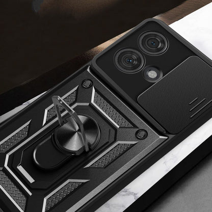Case for Motorola Edge 40 Neo, Techsuit, CamShield, Black