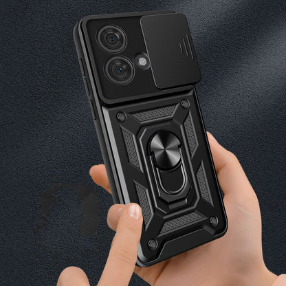 Case for Motorola Edge 40 Neo, Techsuit, CamShield, Black