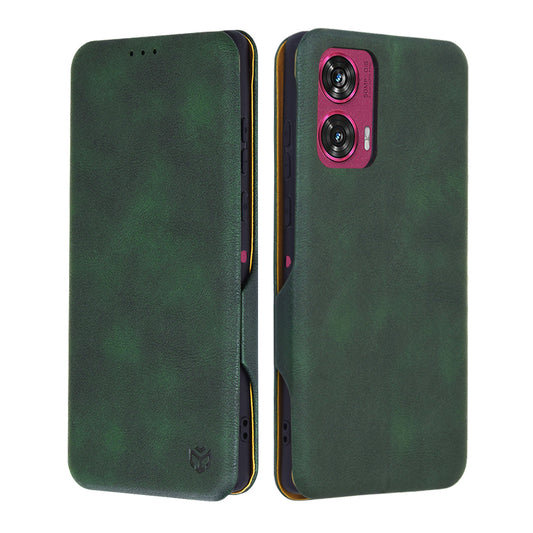 Case for Motorola Edge 50 Fusion, Techsuit, Safe Wallet Plus, Green