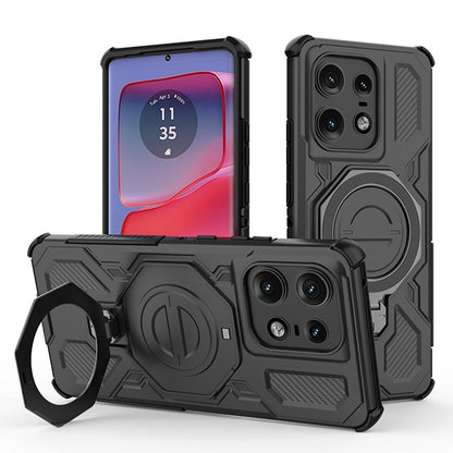 Case for Motorola Edge 50 Pro, Techsuit, Carbon Shield Pro, Black