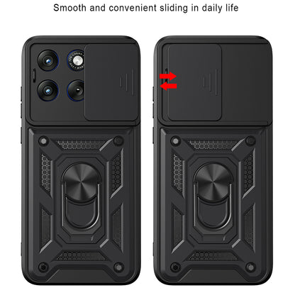 Case for Motorola Edge 70 Fusion, Techsuit, CamShield, Black