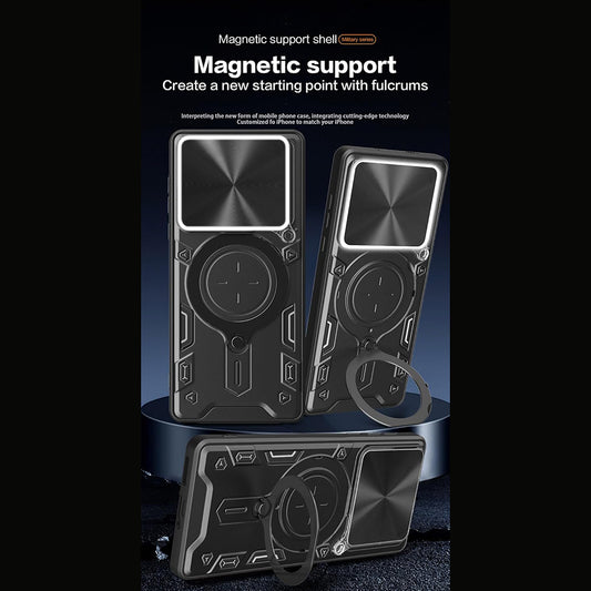 Case for Motorola Edge 70, Techsuit, CamGuard Pro, Red