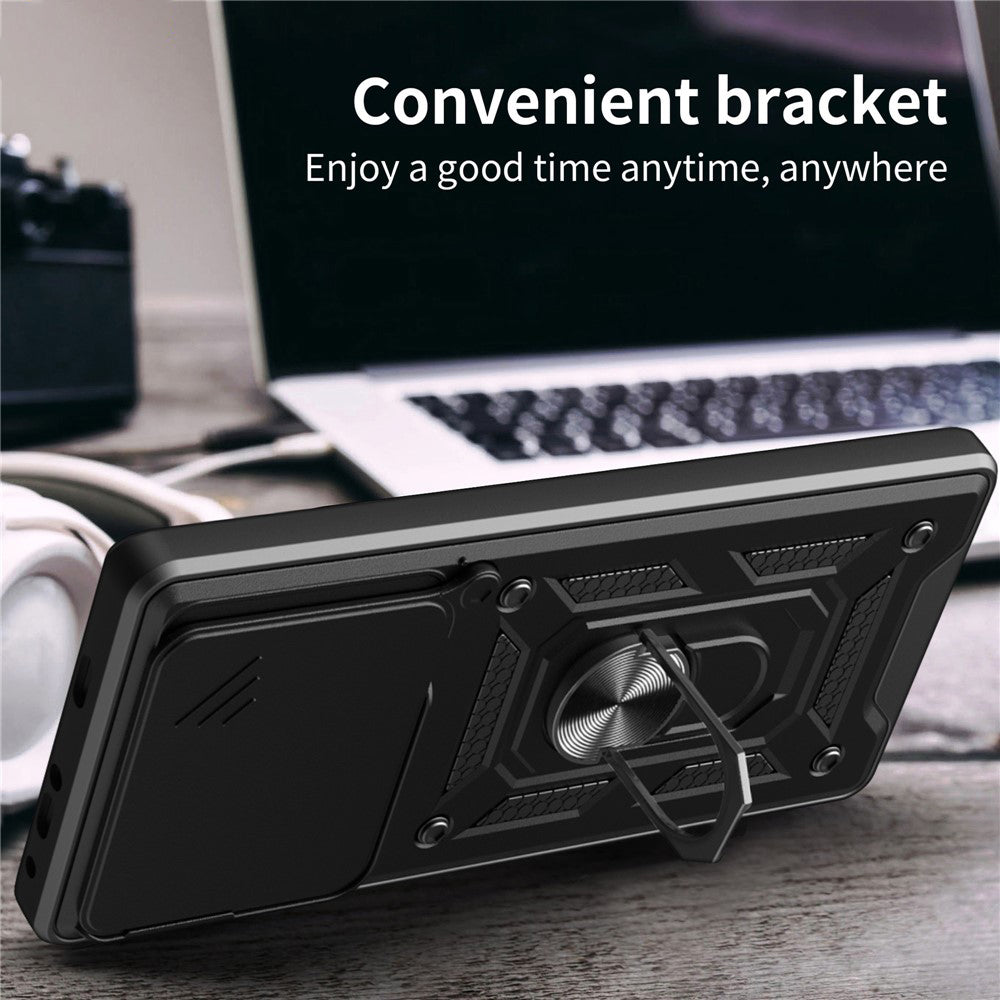 Case for Motorola Edge 70, Techsuit, CamShield, Blue