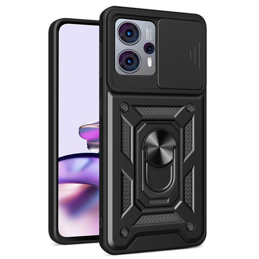 Case for Motorola Moto G13 / G23 / G53, Techsuit, CamShield, Black