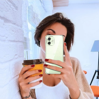 Case for Motorola Moto G64 / G54 Power Edition, Techsuit, Shockproof Clear, Transparent