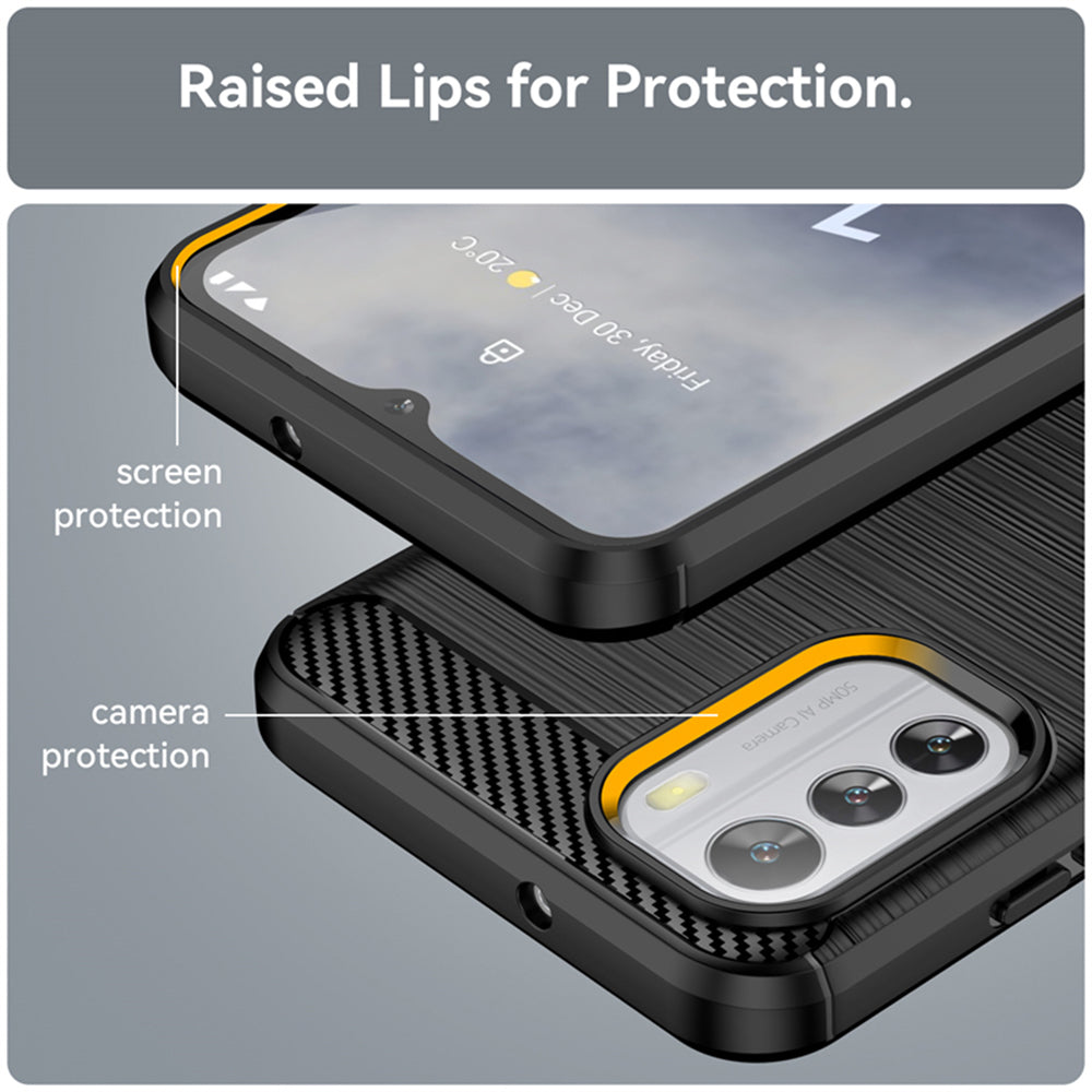 Case for Nokia G42, Techsuit, Carbon, Black