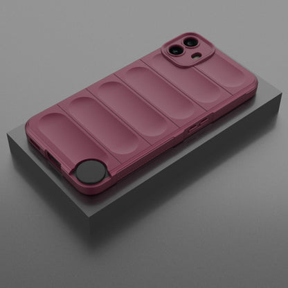 Case for Nothing CMF Phone 1, Techsuit, Magic Shield, Burgundy