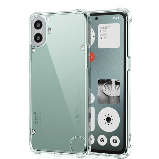 Case for Nothing CMF Phone 1, Techsuit, Shockproof Clear, Transparent