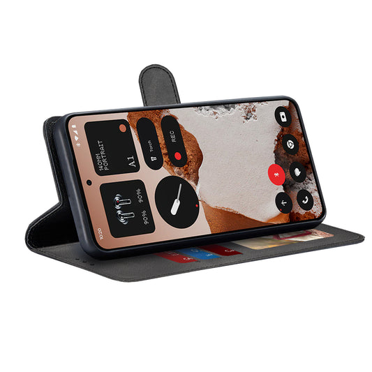Case for Nothing CMF Phone 2 Pro, Techsuit, Diary Book, Black