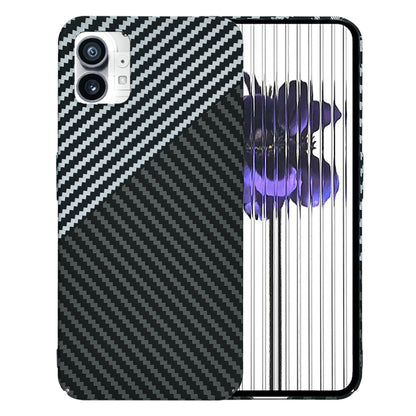 Case for Nothing Phone (1), Techsuit, Carbonite FiberShell, Black Gray