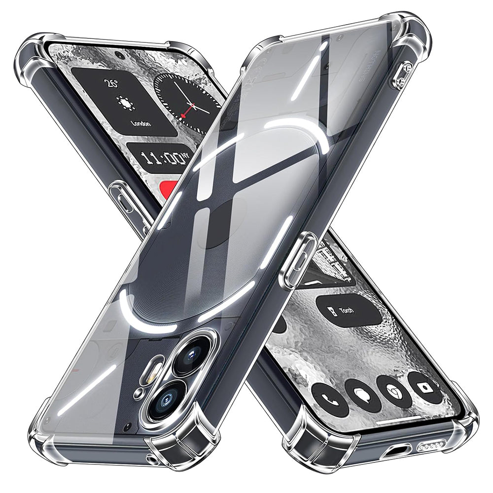 Case for Nothing Phone (2), Techsuit, Shockproof Clear, Transparent