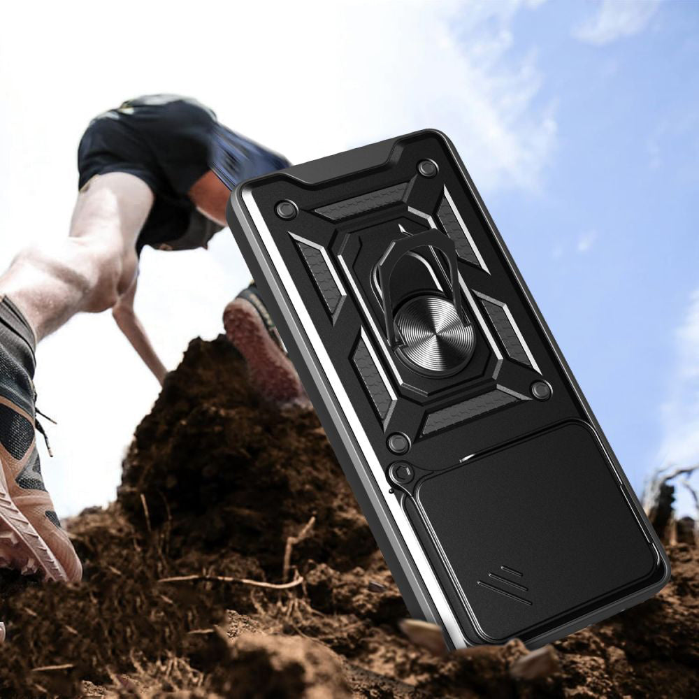 Case for Nothing Phone (3a) Lite, Techsuit, CamShield, Black