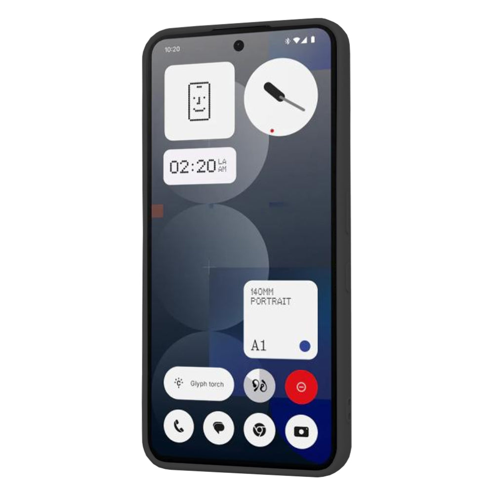 Case for Nothing Phone (3a) Pro, Techsuit, SoftFlex, Black