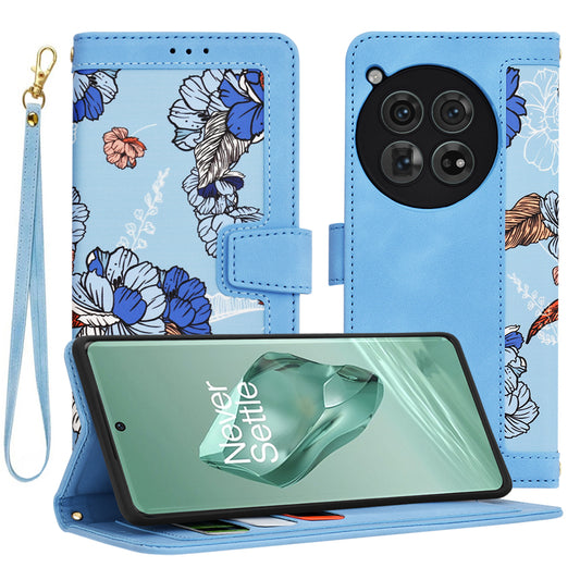 Case for OnePlus 12, Techsuit, FlipCraft, Blue