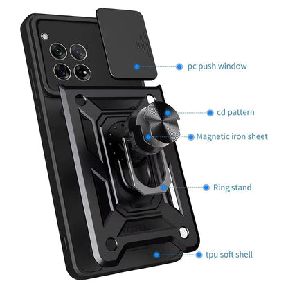 Case for OnePlus 12R, Techsuit, CamShield, Pink