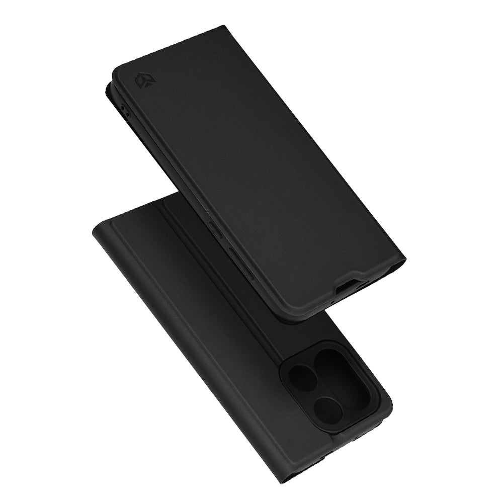 Case for OnePlus 15, Techsuit, Magskin Book, Black