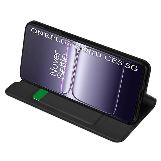 Case for OnePlus Nord CE5, Techsuit, Magskin Book, Black