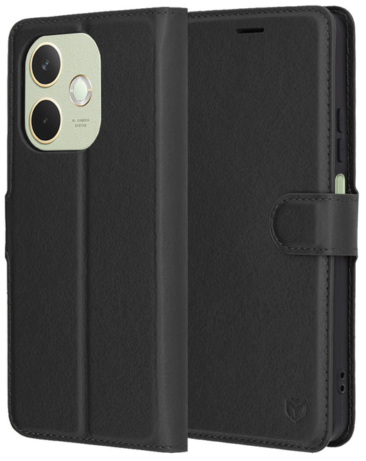 Case for Oppo A5 Pro 4G / A5 Pro, Techsuit, Leather Folio, Black