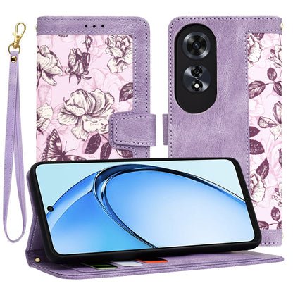 Case for Oppo A60, Techsuit, FlipCraft, Purple