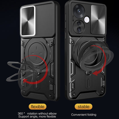 Case for Oppo Reno13, Techsuit, CamGuard Pro, Black