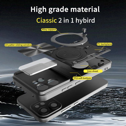 Case for Oppo Reno14 FS 5G / Reno14 F, Techsuit, CamGuard Pro, Purple