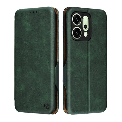 Case for Oppo Reno14, Techsuit, Safe Wallet Plus, Green