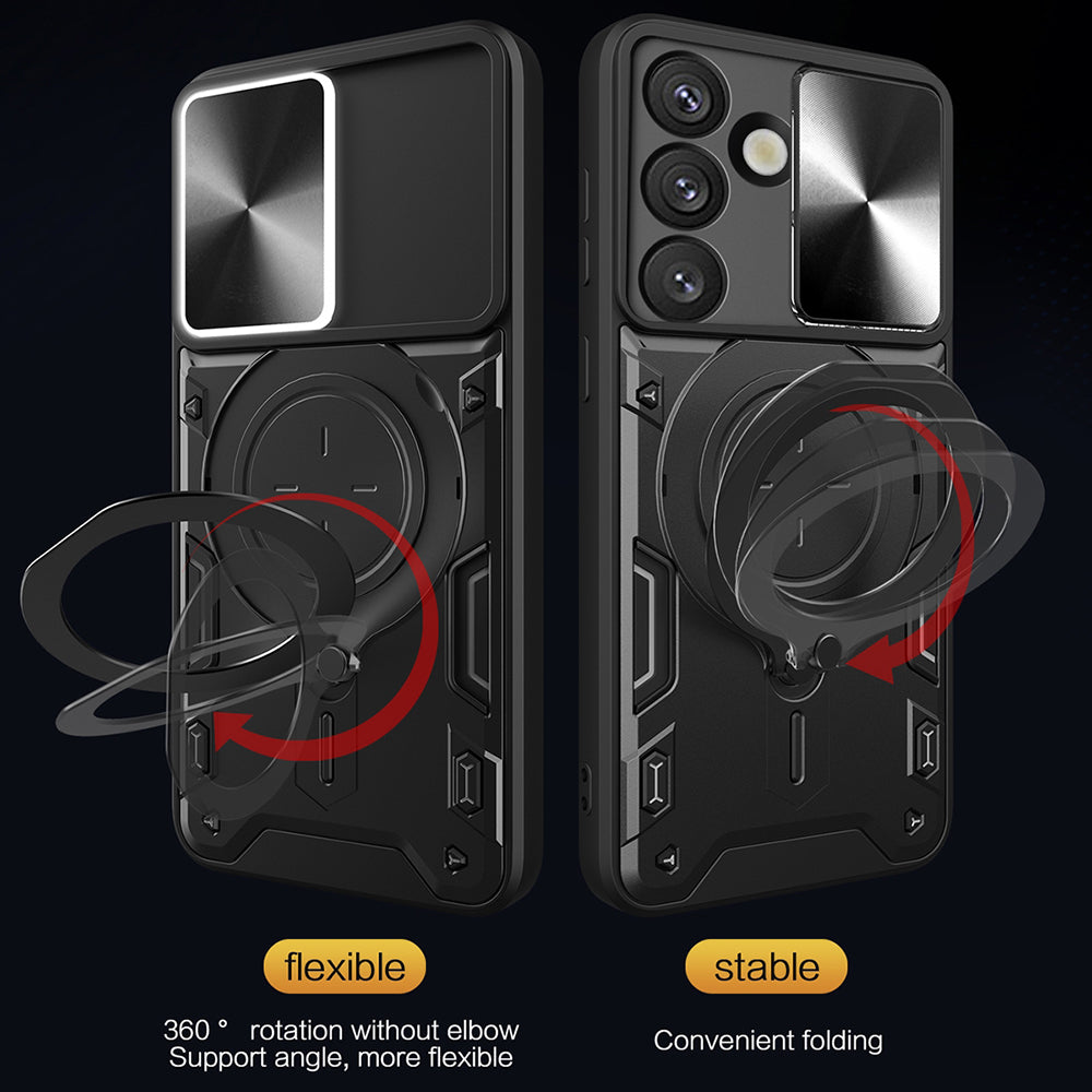 Case for Oppo Reno15 Pro, Techsuit, CamGuard Pro, Black