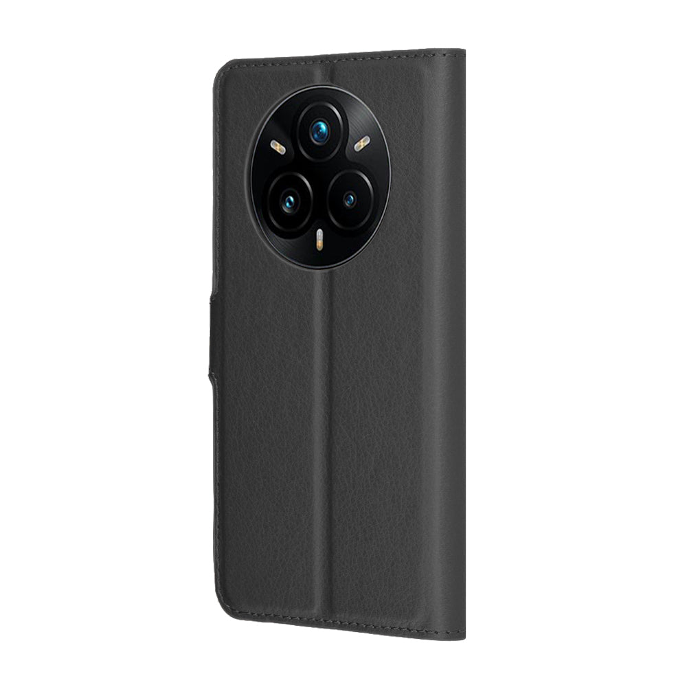Case for Realme 14 Pro+, Techsuit, Leather Folio, Black