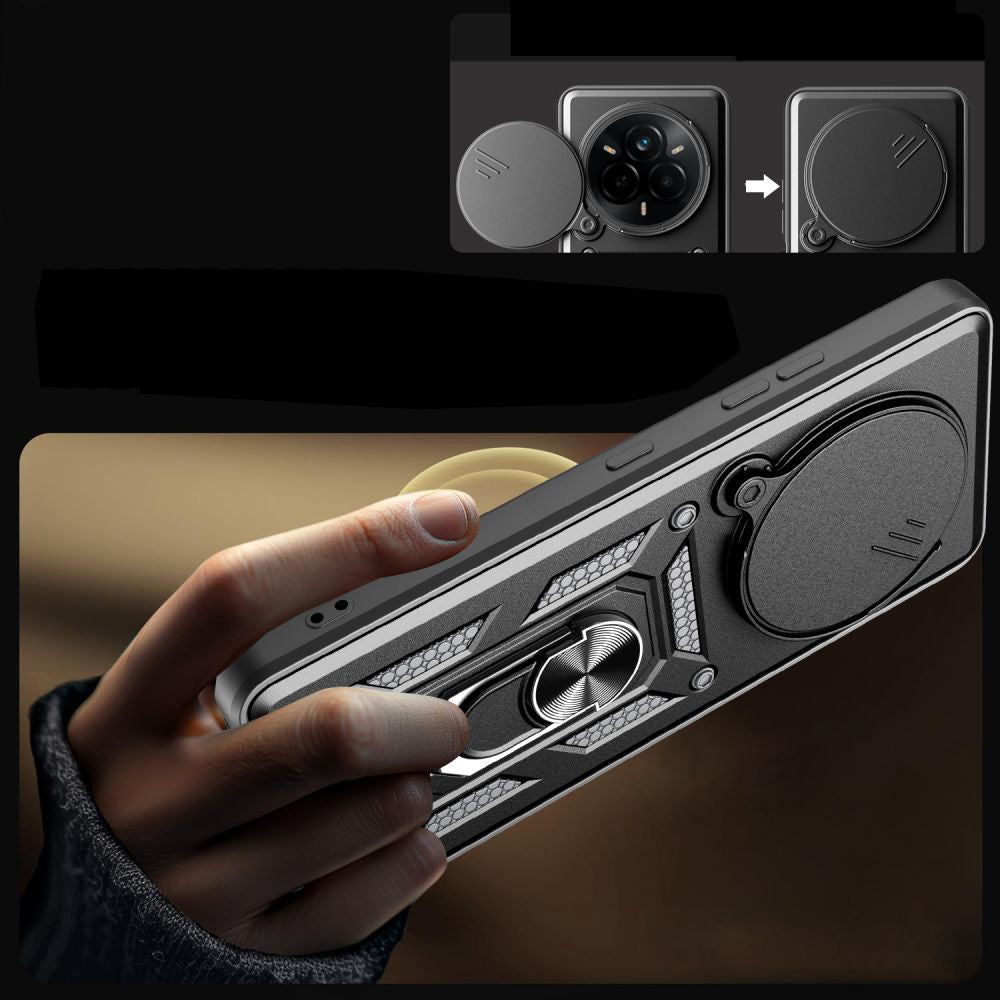 Case for Realme 14 Pro, Techsuit, CamShield, Black