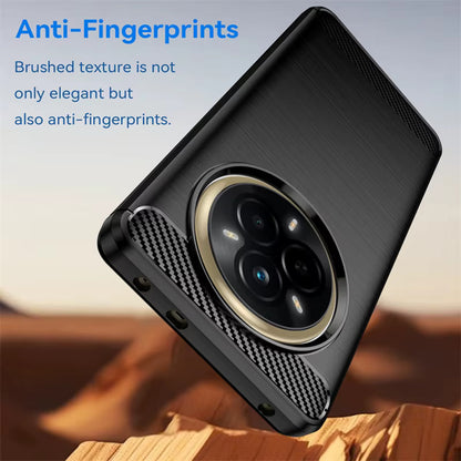 Case for Realme 14 Pro, Techsuit, Carbon, Black