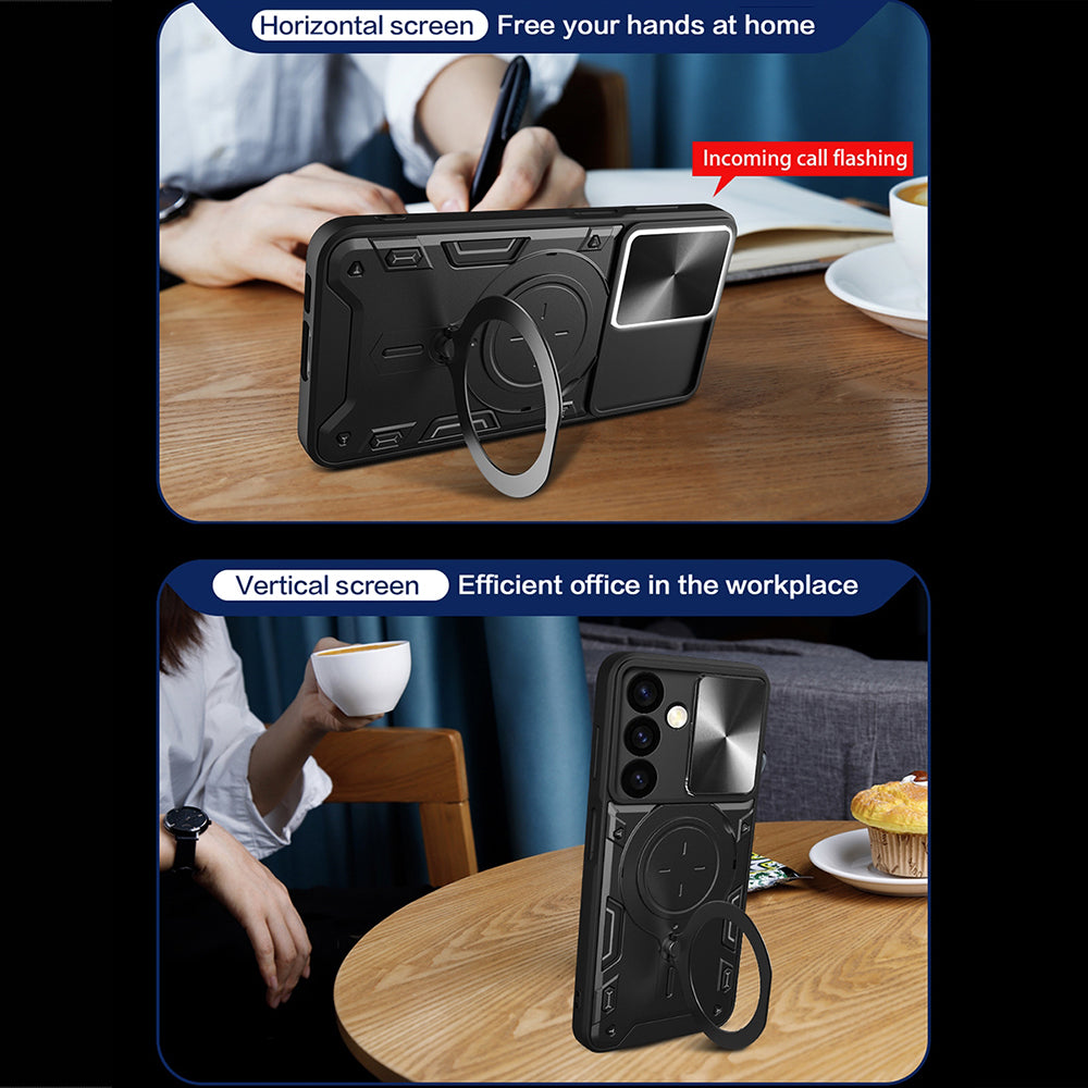 Case for Realme C63 / C61, Techsuit, CamGuard Pro, Purple