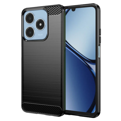 Case for Realme C63 / C61, Techsuit, Carbon, Black