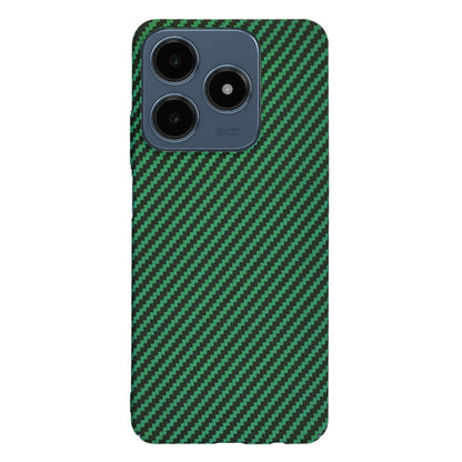 Case for Realme C63 / C61, Techsuit, Carbonite FiberShell, Green
