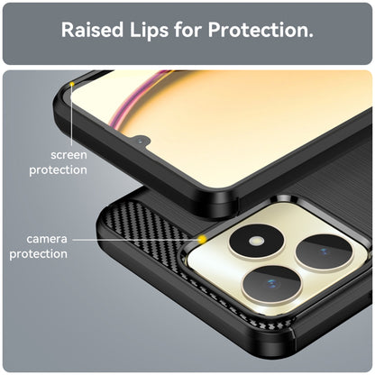 Case for Realme Note 50 / C51, Techsuit, Carbon, Black