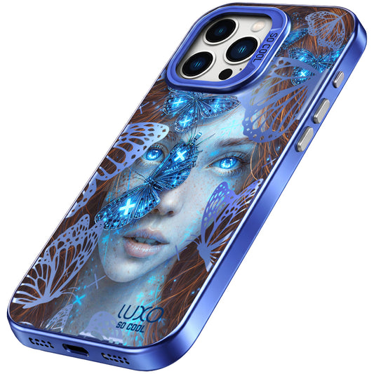 Case for Samsung Galaxy A14 A145 / A14 5G A146, LUXO So CooL, ArcadiA Butterfly Girl, Multicolor