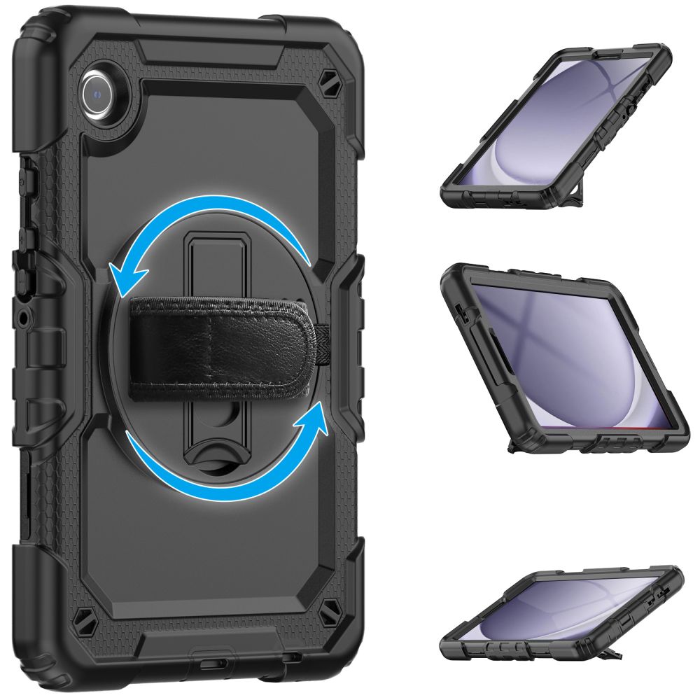 Case for Samsung Galaxy Tab A11+ / Tab A9+, Tech-Protect, Solid360, Black