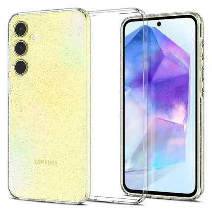 Case for Samsung Galaxy A55 5G A556, Spigen, Liquid Crystal Glitter, Transparent ACS07538