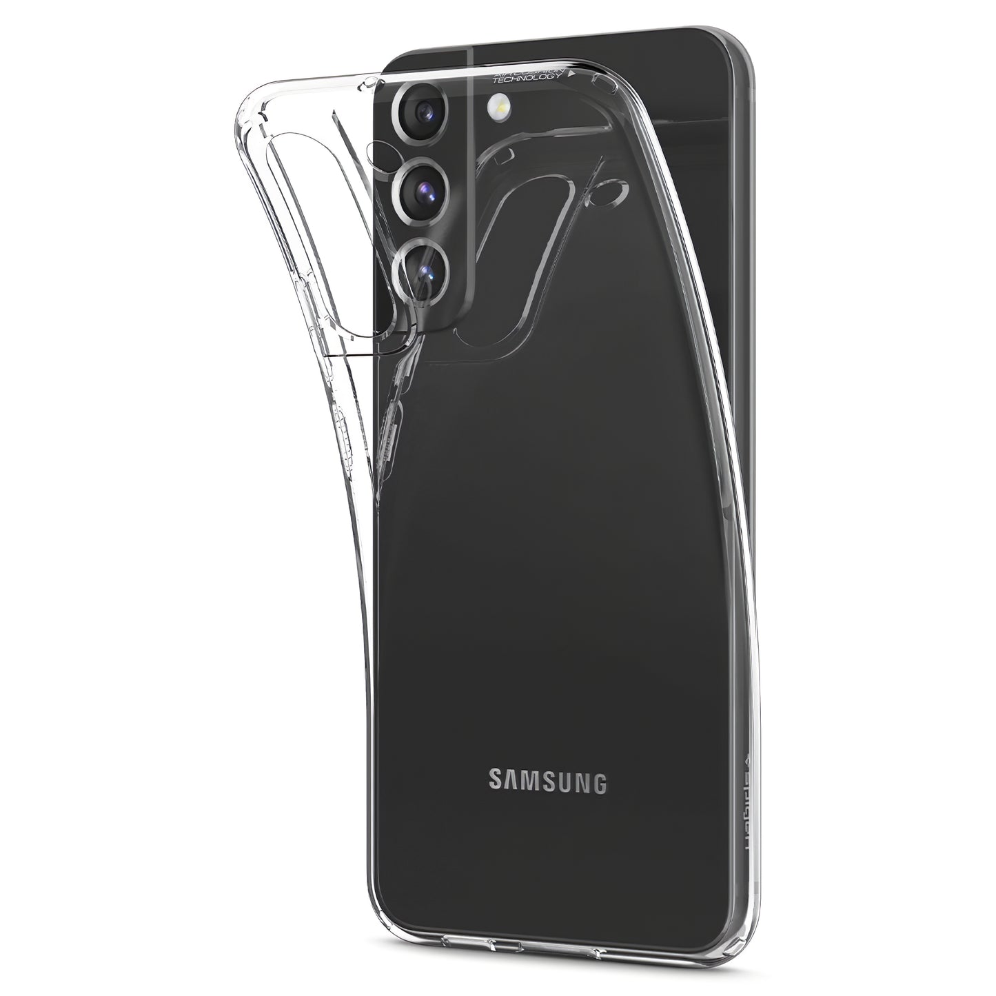 Case for Samsung Galaxy S22 5G S901, Spigen, Liquid Crystal, Transparent