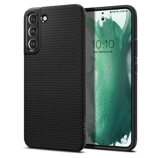 Case for Samsung Galaxy S22+ 5G S906, Spigen, Liquid Air, Black ACS03953